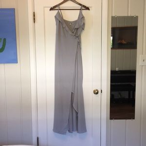 Grey maxi dress from Express
